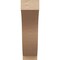 Ekena Millwork 5-inch W x 14-inch D x 18-inch H Baker Rough Cedar Woodgrain TimberThane Knee Brace, Primed BRCUR05X14X18BKRRCPR - alternate 4